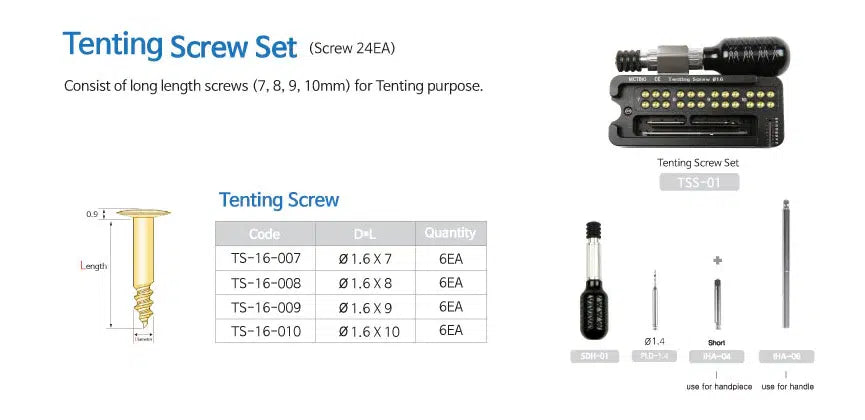 Tenting Screw Set (24 pc) image 1