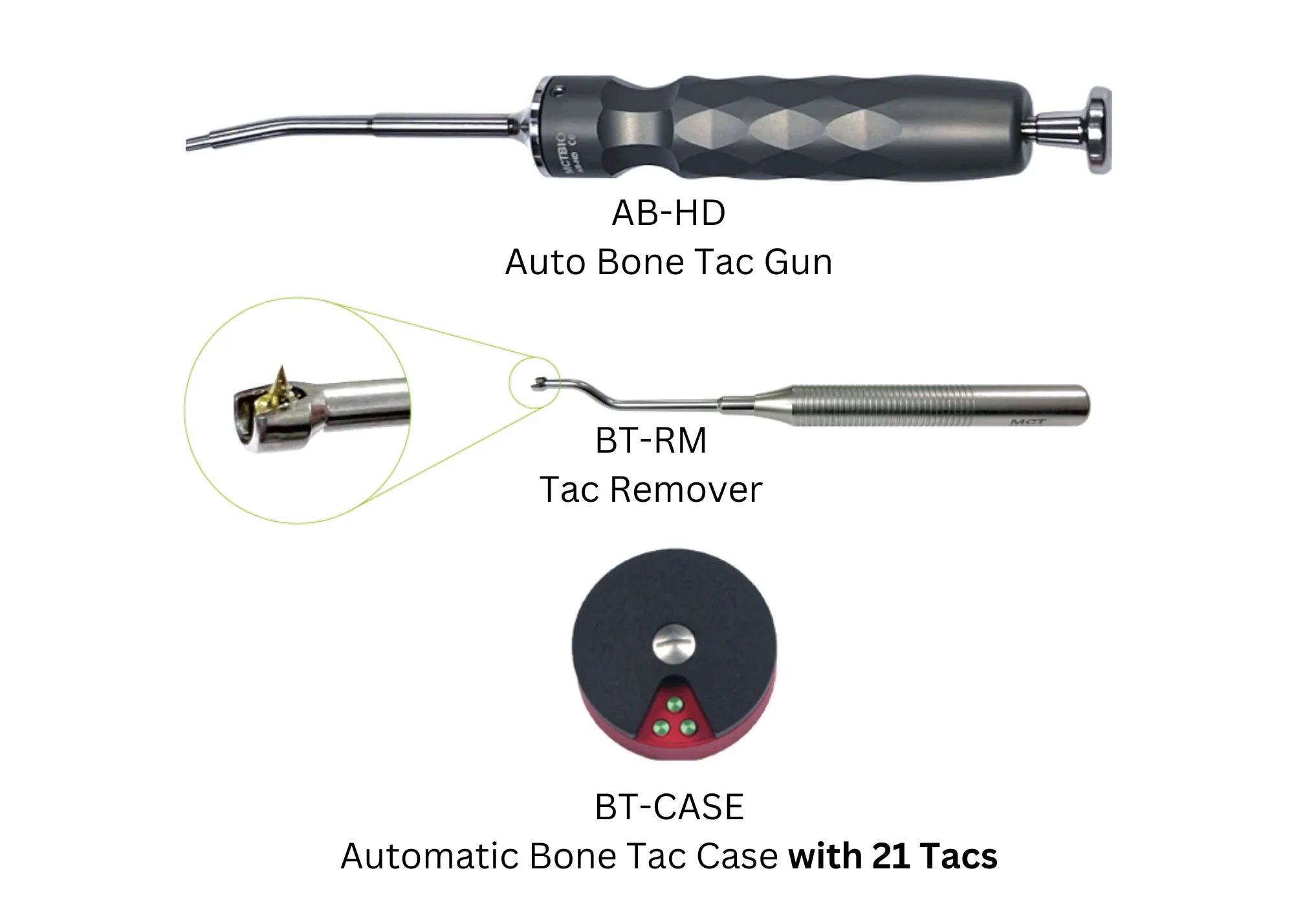 Automatic Mini Bone Tac Set - Short (3.5 mm) image 1